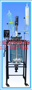 喷涂四氟型双层玻璃反应釜